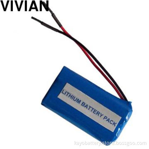 2200hmAh 7.4V Lithium ion Battery 18650, 18650 li-ion Battery Pack.